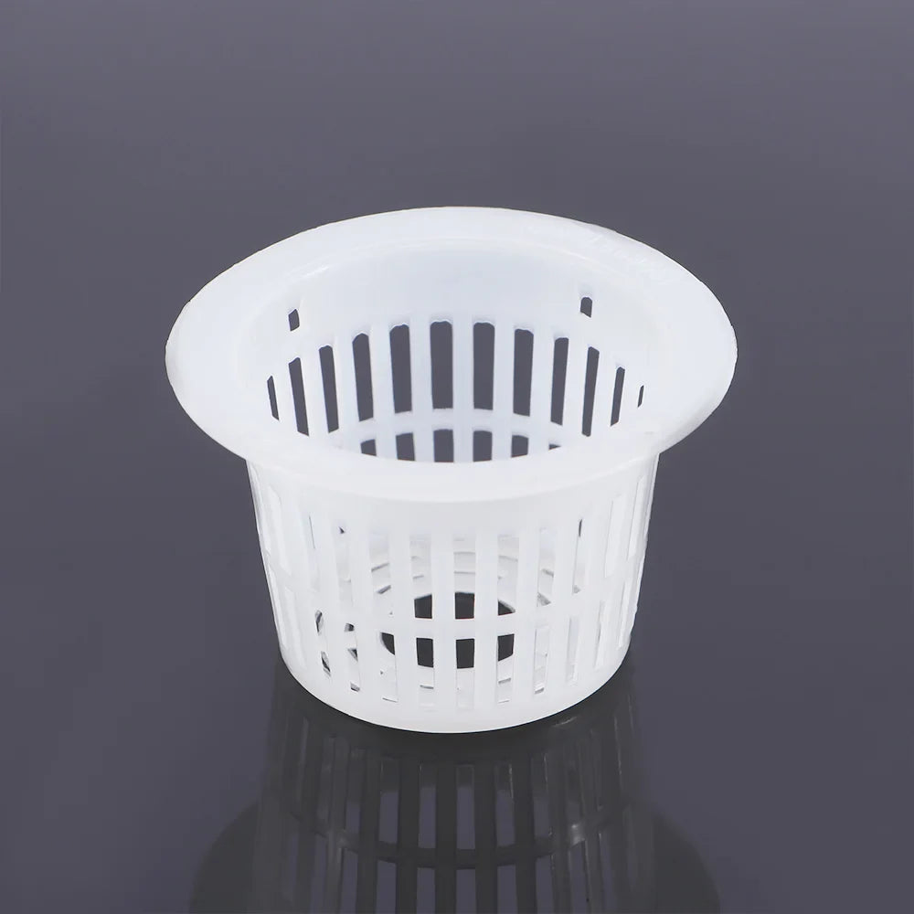 10-Pack Hydroponic Mesh Net Cups – Clone & Nursery Basket Pots