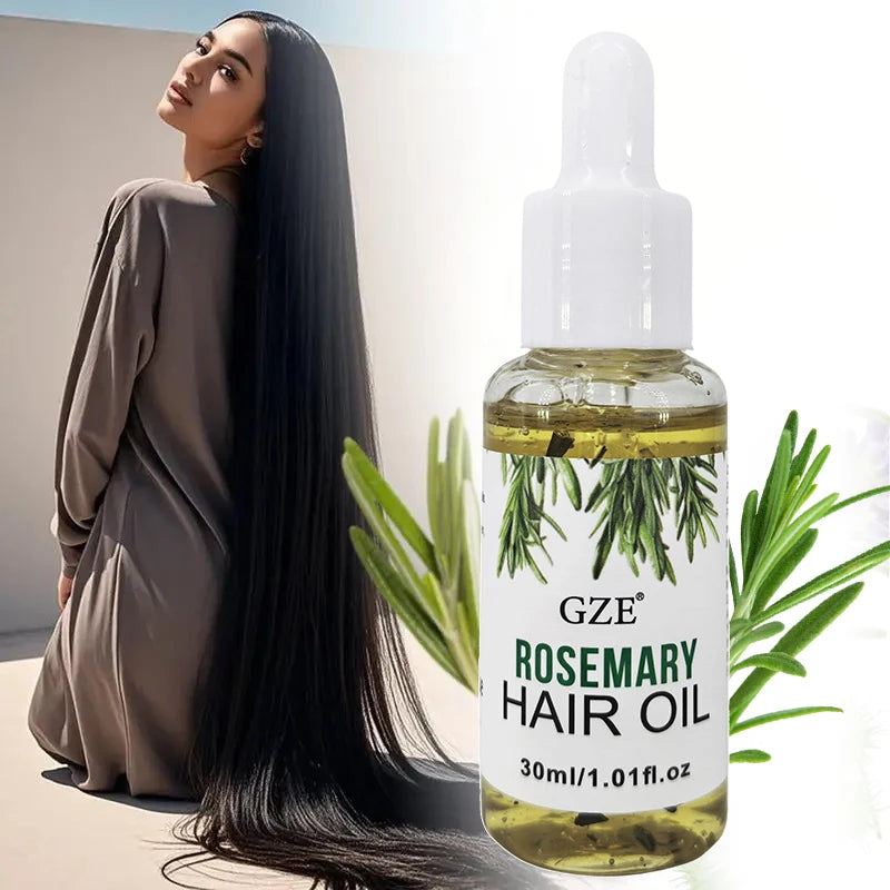 GZE Rosemary Oil for Hair Growth & Scalp Care – 30ml Hair Growth Oil Peaceful Pleasures Health and Wellness