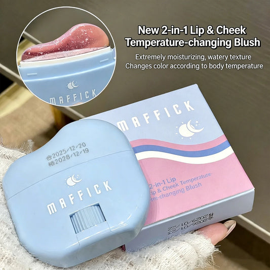 LUXURYTO Temperature-Changing Blush & Lip Tint Stick | 2-in-1 Blush & Lip Tint Peaceful Pleasures Health and Wellness