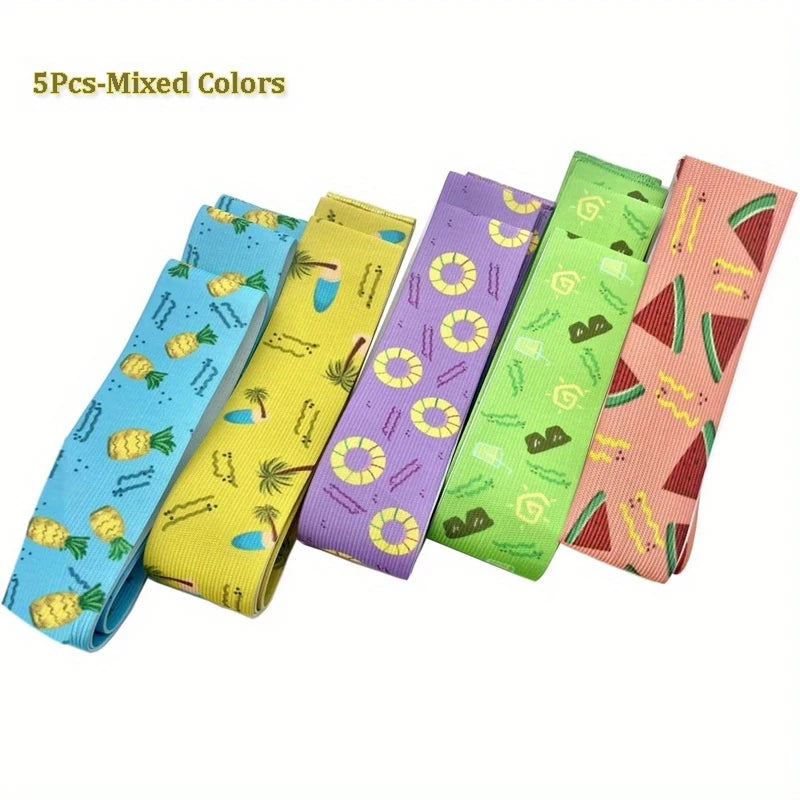 5-Pack Elastic Towel Bands for Beach & Cruise Chairs Beach Chair Accessory Peaceful Pleasures Health and Wellness 5Pcs Mixed Colors