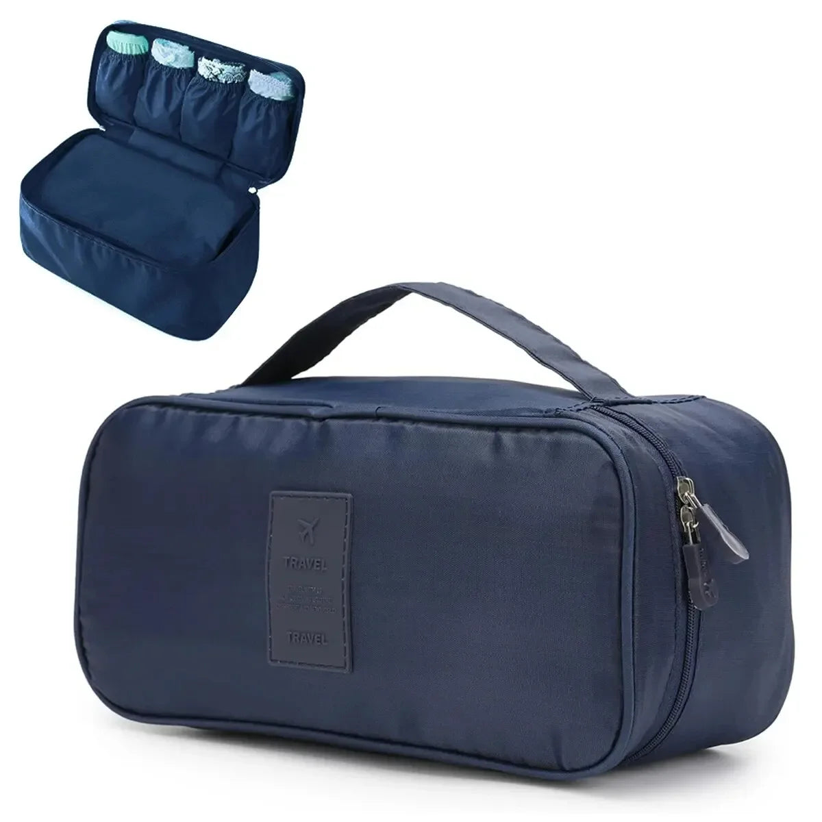 Portable Travel Organizer Bag – Bra, Underwear & Toiletry Case