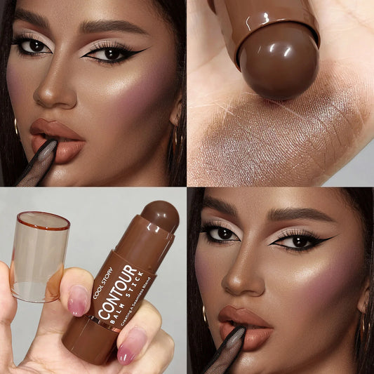Contour Bronzer & Shimmer Highlighter Stick | Blush Bar Bronzer Highlighter Stick Peaceful Pleasures Health and Wellness 09