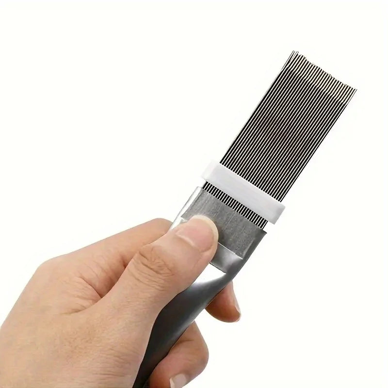 1-piece Air Conditioner Fin Cleaning Comb Stainless Steel Brush