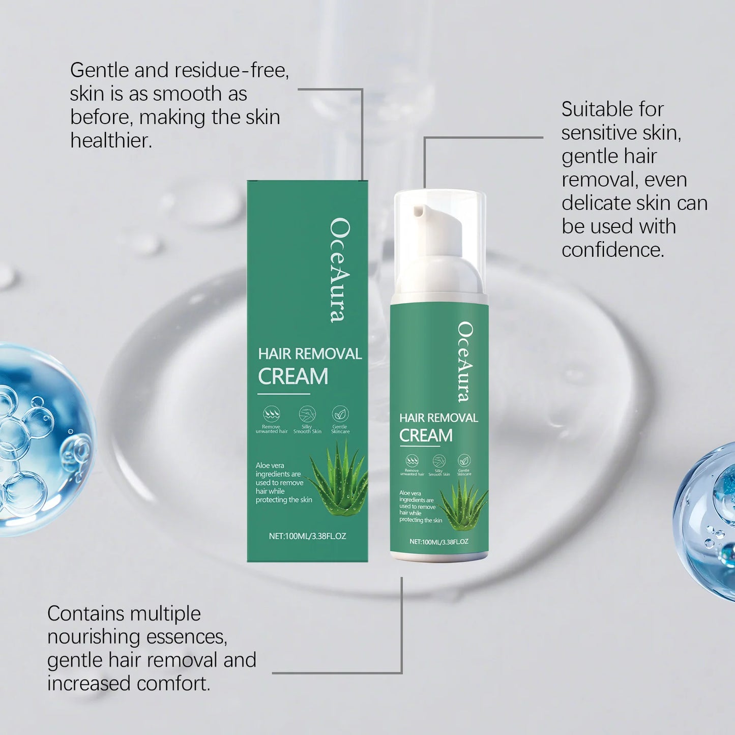 Men's Hair Removal Mousse Chest Legs Arms Armpits Painless Hair Removal Moisturizing Refresh Smooth Inhibiting Growth Foam Spray Peaceful Pleasures Health and Wellness