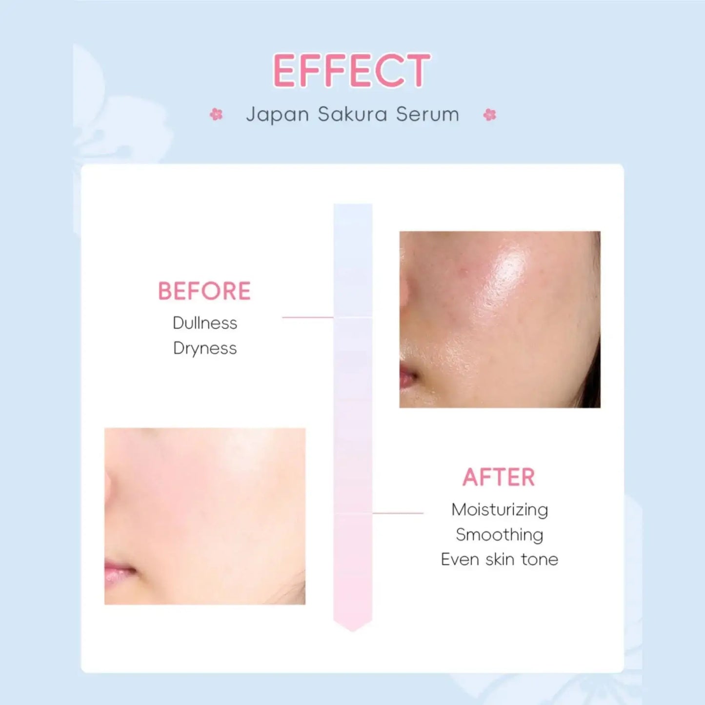 LAIKOU Cherry Blossom Face Serum 30ml – Hydrating & Firming
