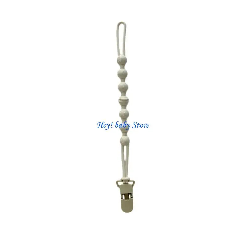 Silicone Pacifier Clip Chain | Baby Teething Toy Anti-Drop