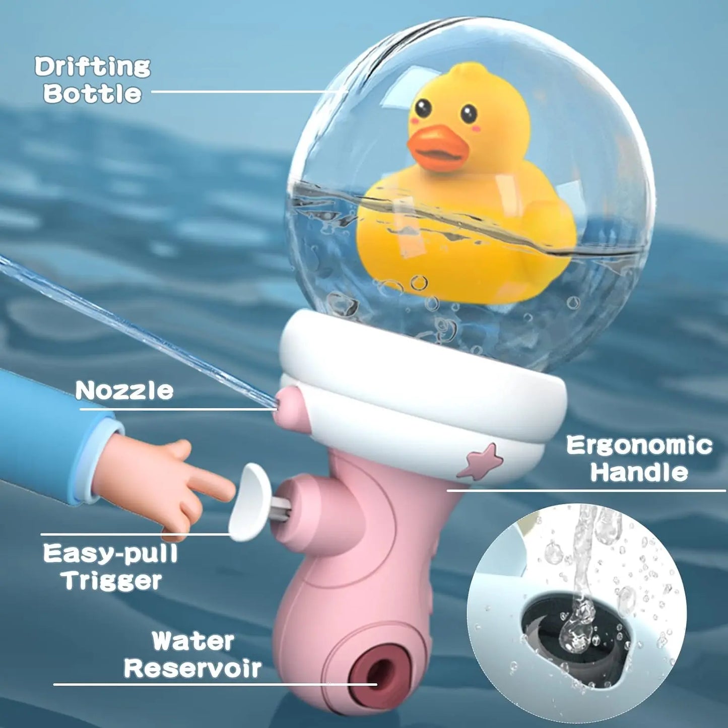 Animal Light-Up Water Gun for Kids | Pool & Beach Squirt Toy