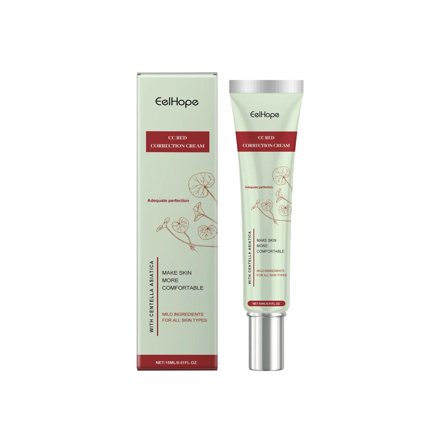 Eelhope Centella Asiatica CC Cream – SPF, Concealer & Moisturizer