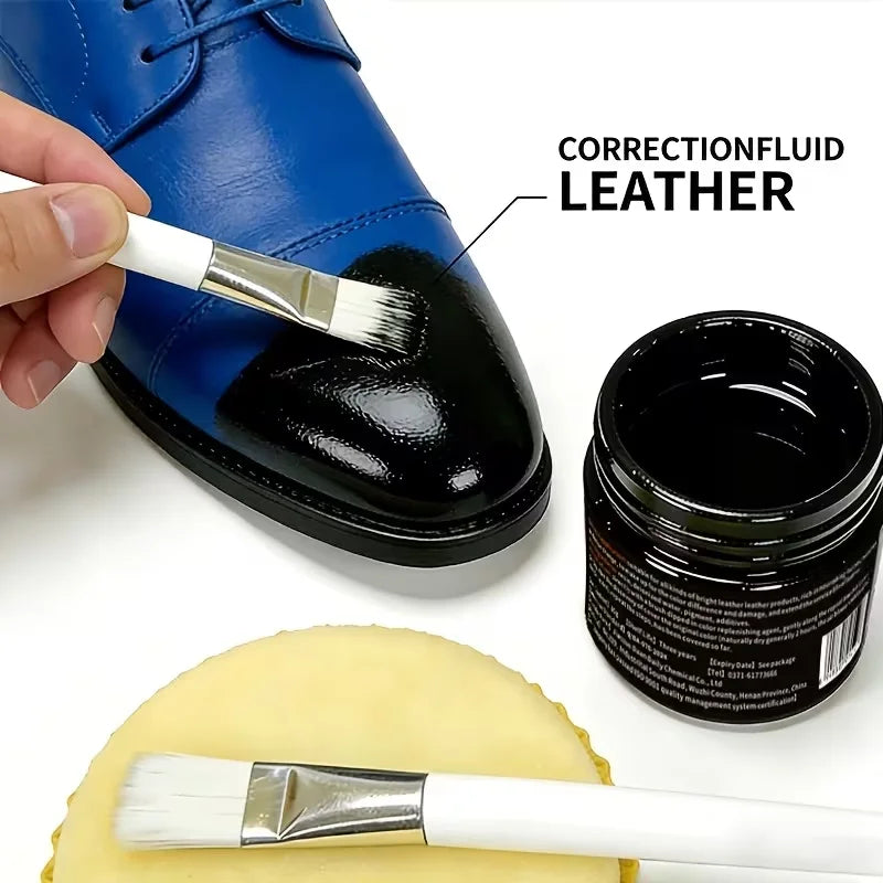 Leather Recoloring Balm – Brown Dye for Shoes, Bags & Furniture