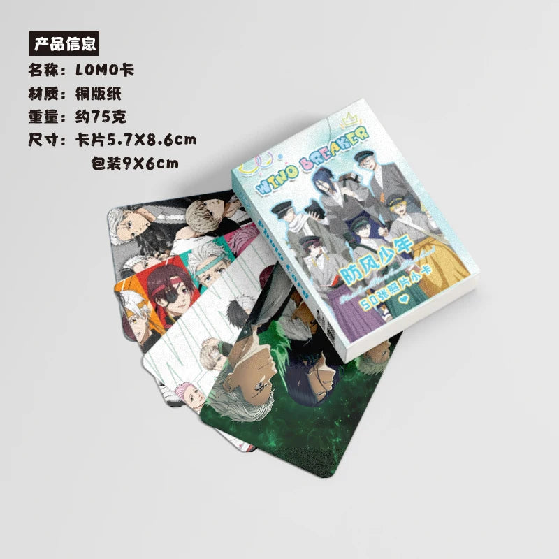 Wind Breaker Lomo Cards Anime Photocards Haruka Sakura Hajime Double