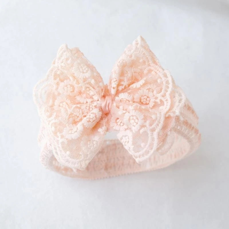 Baby Girl Lace Bowknot Headband | Toddler Princess Hairband