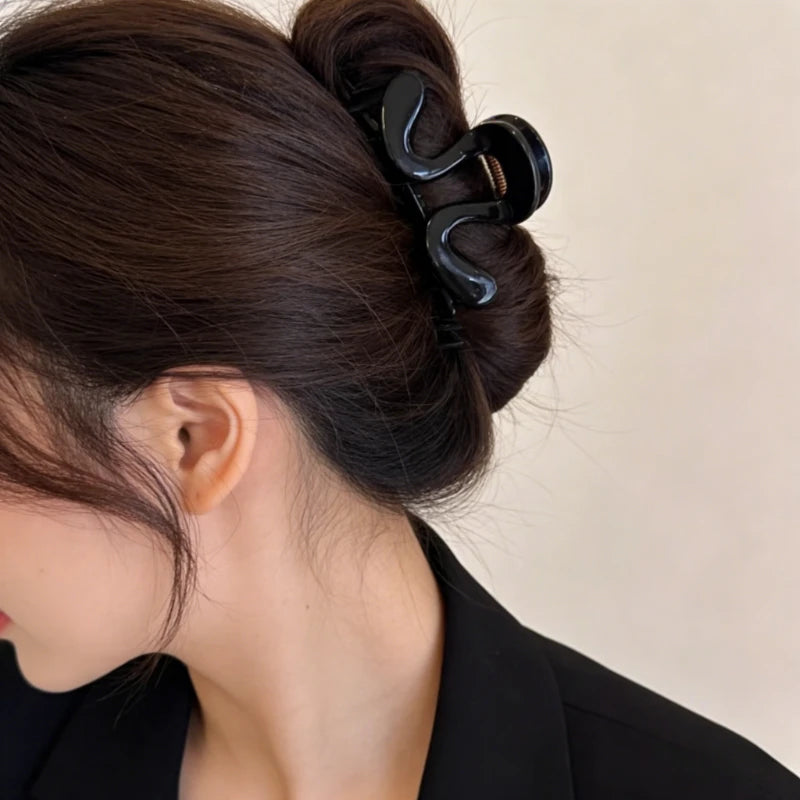 Fashion High End Sense New Shark Clips for Women Medium Sized Back of Head Hairpin High Ponytail Fixing Artifact Hair Accessory Peaceful Pleasures Health and Wellness