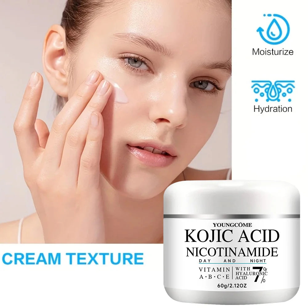 Kojic Acid & Nicotinamide Face Cream – Anti-Aging Moisturiser Anti-Aging Face Cream Peaceful Pleasures Health and Wellness