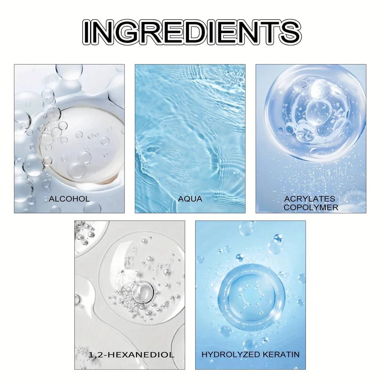 Glycerin Hair Gel – No-Rinse, Long-Lasting Hold & Volume 100g