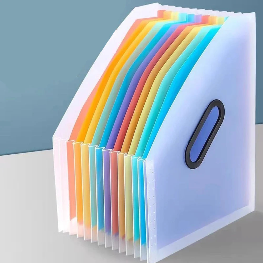 Expandable Vertical File Folder | Multi-Layer Paper Organizer