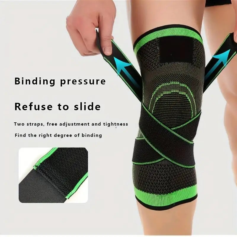 1pc Breathable Compression Knee Brace For Sports, AndJoint Support - High Elastic Knee Pad Protector For Fitness,Weightlifting Peaceful Pleasures Health and Wellness