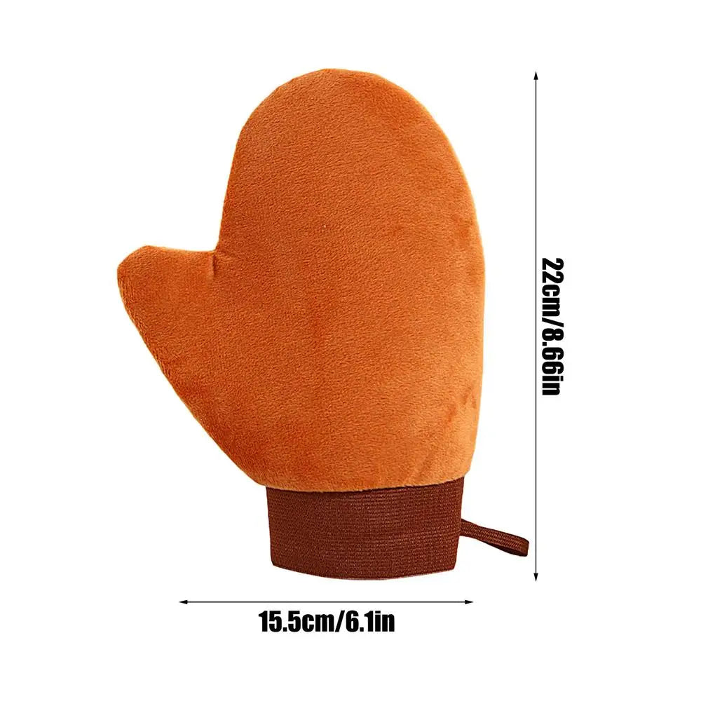 Double-Sided Self-Tanning Mitt | Streak-Free Glove Applicator Self-Tanning Mitt Peaceful Pleasures Health and Wellness Brown