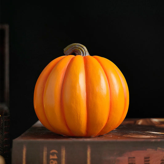 Halloween Pumpkin Ghost Skull Resin Decor Vintage Tabletop Sculpture for Spooky Party Home Office Garden Decoration Peaceful Pleasures Health and Wellness