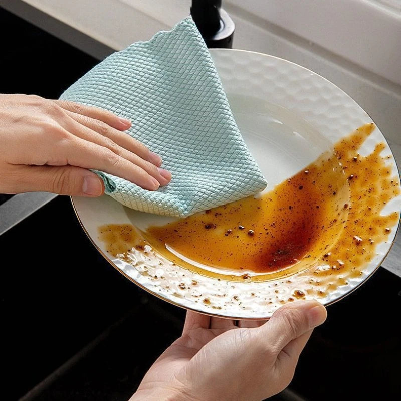 10-Pack Microfiber Cleaning Cloths – Streak-Free, Lint-Free
