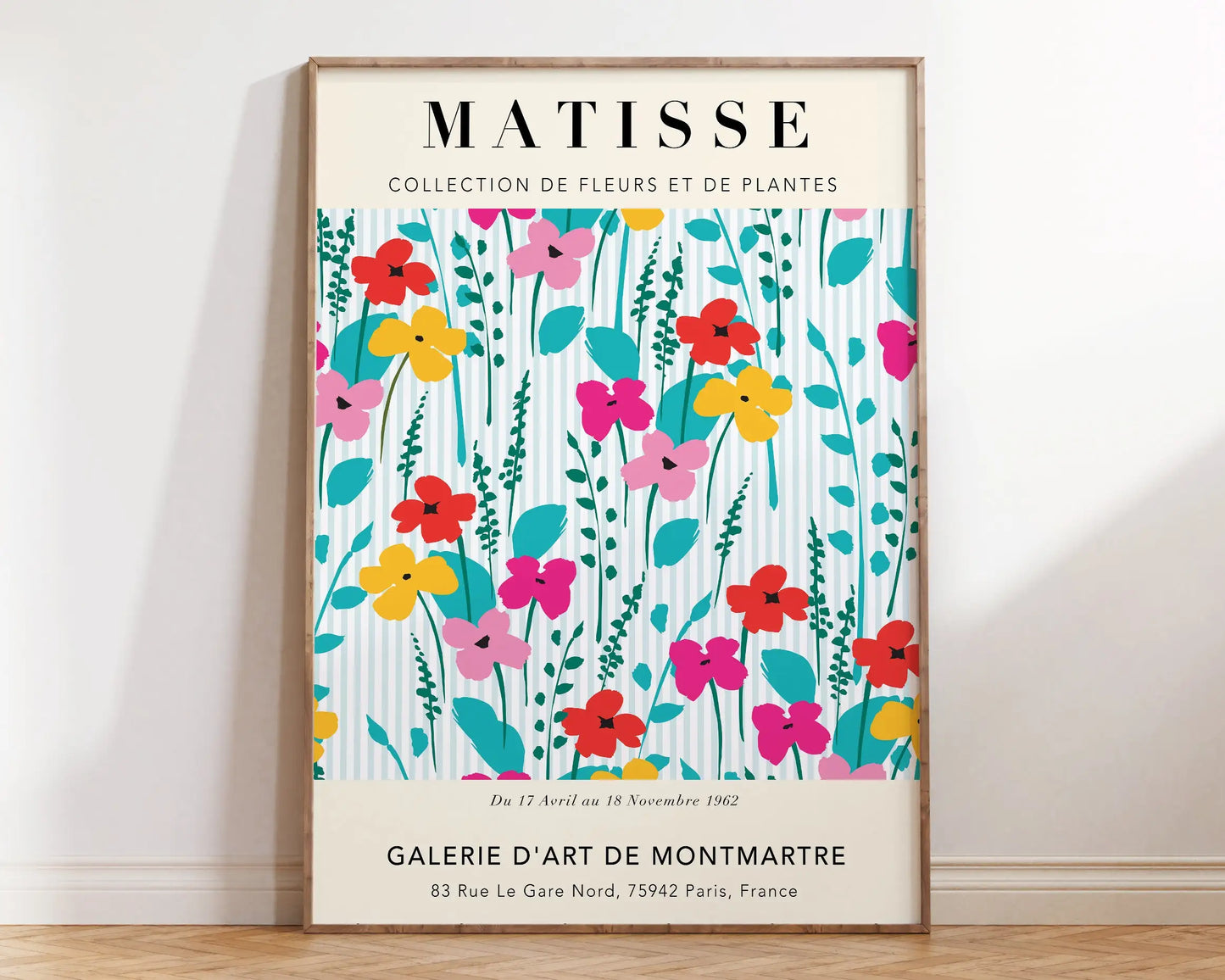 Abstract Flowers Matisse Poster and Prints Flower Market Matisse Floral Canvas Matisse Botanical Cut Outs Exhibition Paintings Peaceful Pleasures Health and Wellness 16 20x30cm