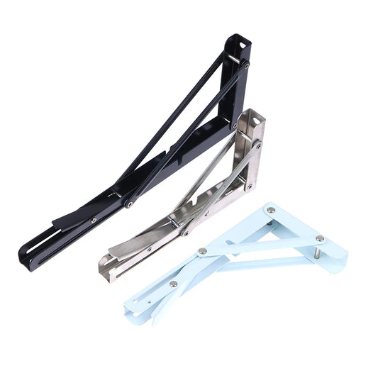 20/25/30/35/40cm Triangle Folding Angle Bracket Heavy Support Adjustable Wall Shelves Mounted Table Shelves Home Hardware Peaceful Pleasures Health and Wellness
