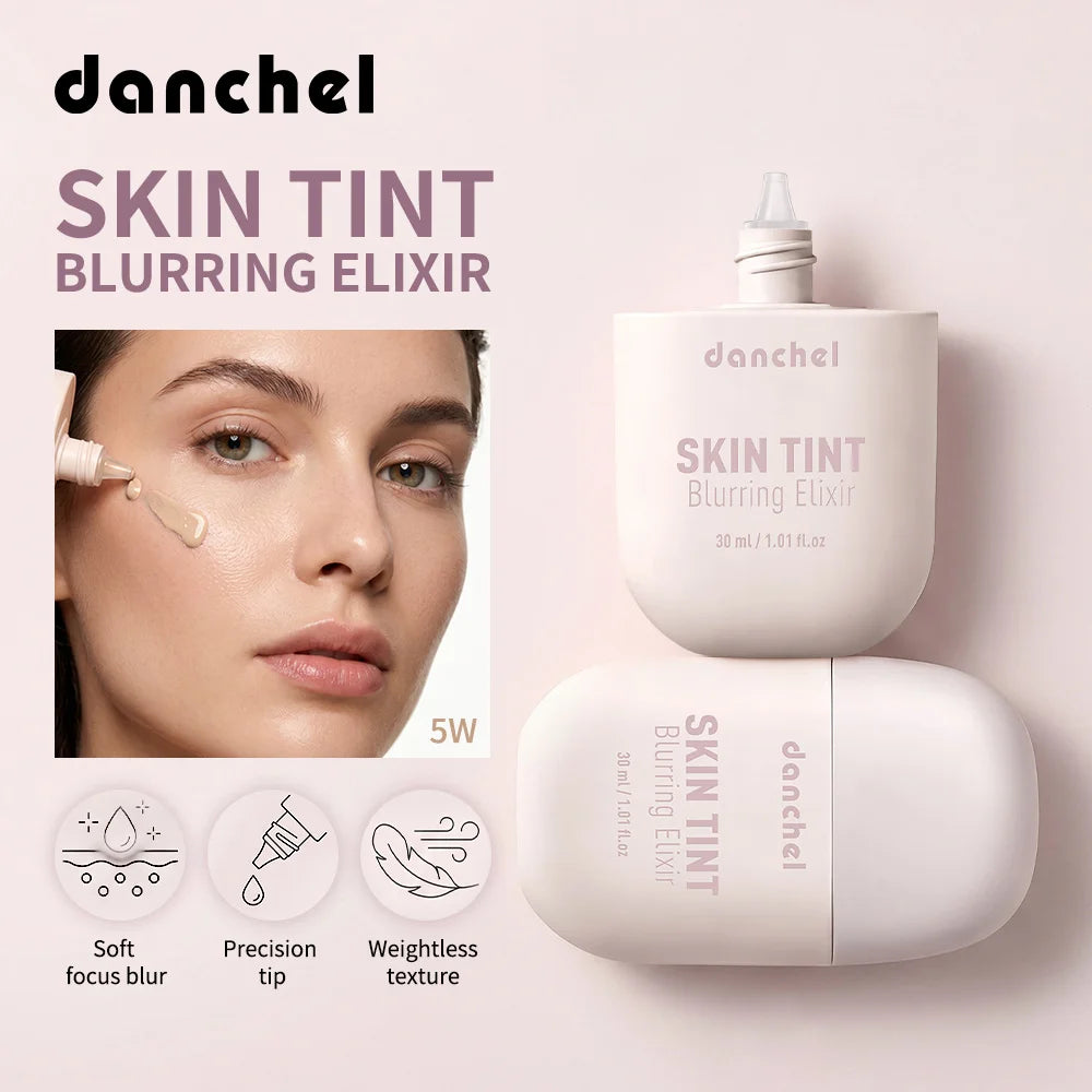 Skin Tint Blurring Elixir Even Skin Tone 12h Long-lasting Natural Finish Hide Pores Fine Lines Lightweight Breathable Skin Tint Peaceful Pleasures Health and Wellness