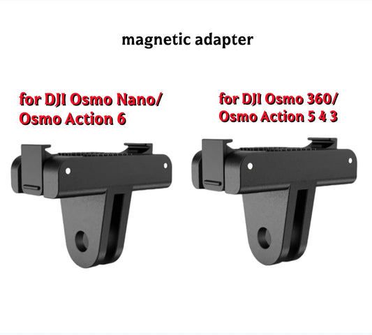 Magnetic Quick-Release Mount Adapter for DJI Osmo Action & Nano Camera Mount Adapter Oasis Select