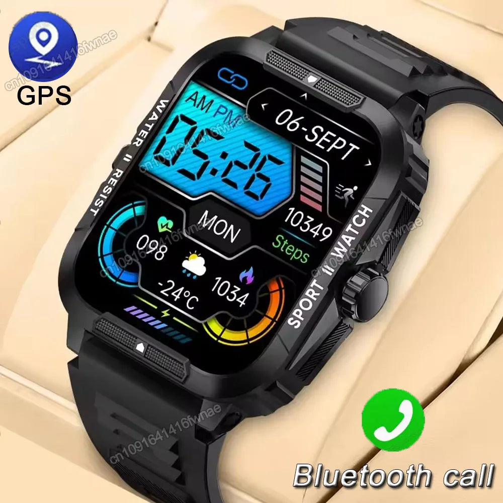 Ola Esporte 1.96" AMOLED Smartwatch GPS NFC Bluetooth Calling
