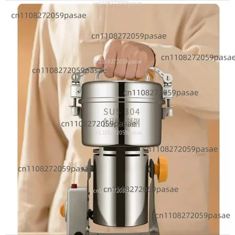 Electric Herb & Grain Grinder – Ultra-Fine Stainless Steel Mill