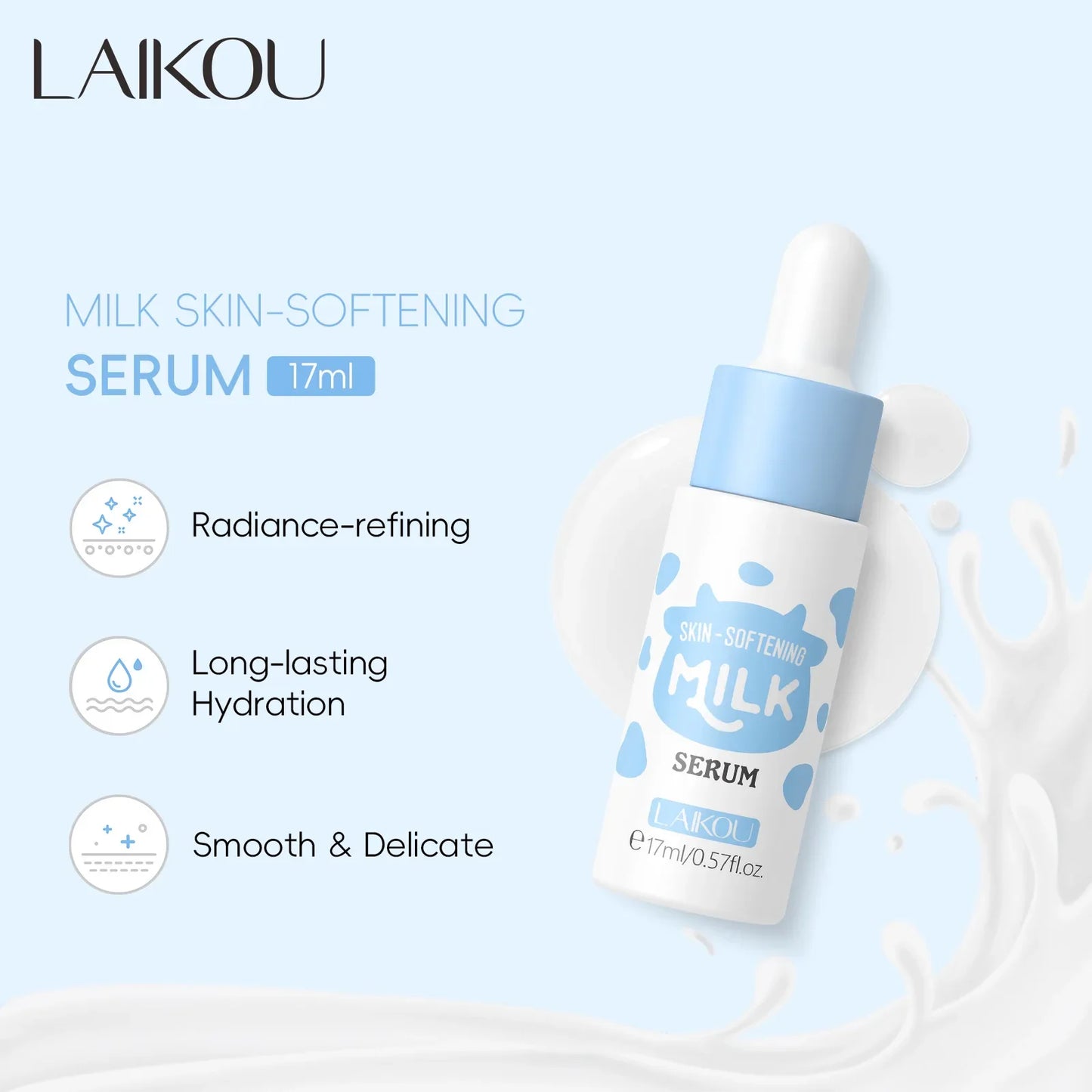 LAIKOU Milk Serum – Brightening, Pore Minimizing & Hydrating