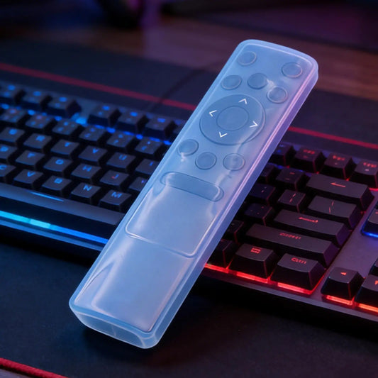 Silicone Remote Cover Transparent Protective Sleeve Universal for TV AC Audio Remote, Home Living Room, Dustproof Anti-Slip ﻿ Peaceful Pleasures Health and Wellness