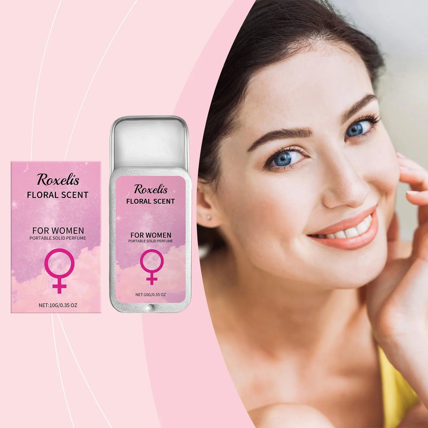 Roxelis Solid Perfume for Women | Floral Travel Pocket Balm