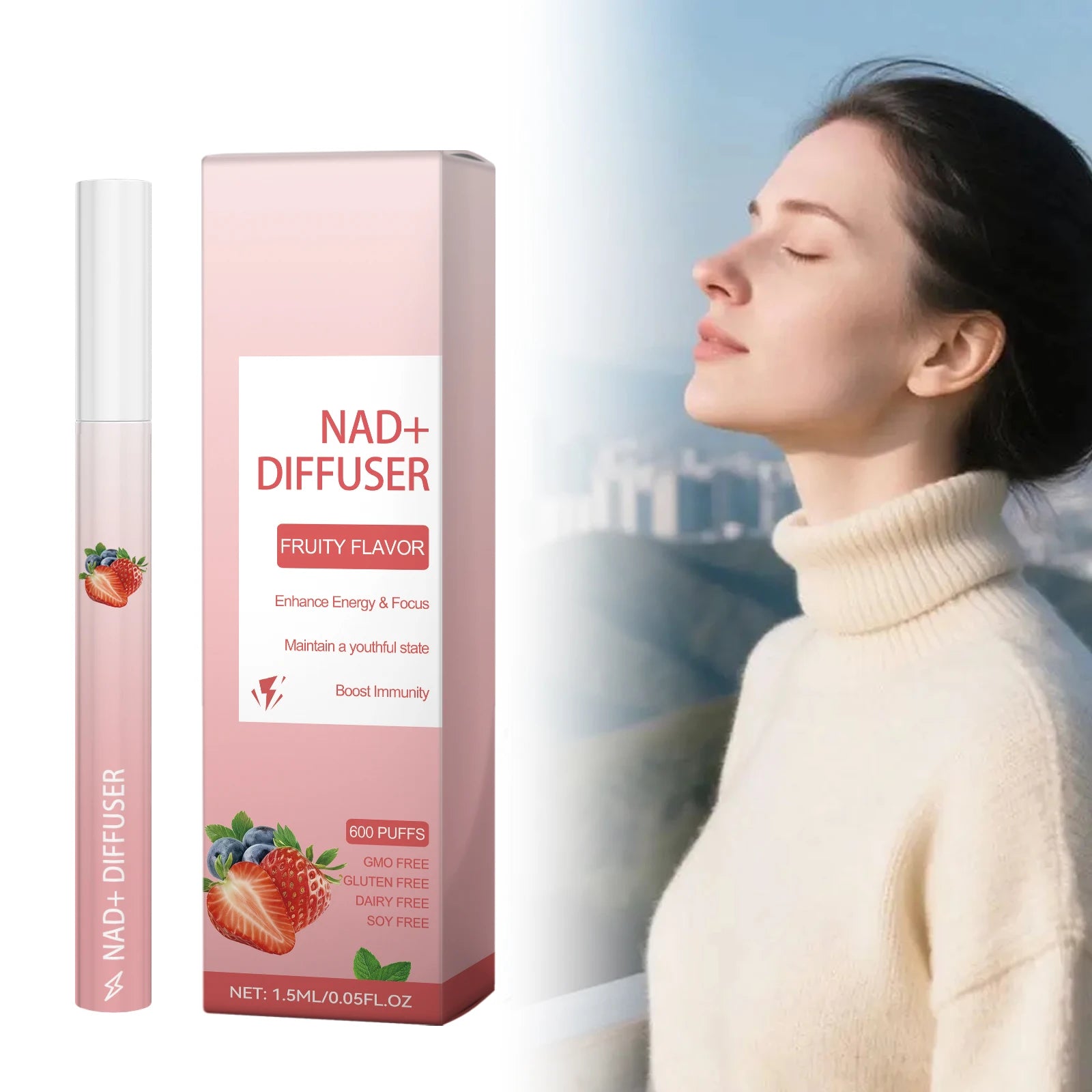 Air Freshener Pen Herbal Diffuser Relaxation Sensory Healthy Smoking Cessation Clear Breathing Relieving Fatigue Personal Care Peaceful Pleasures Health and Wellness