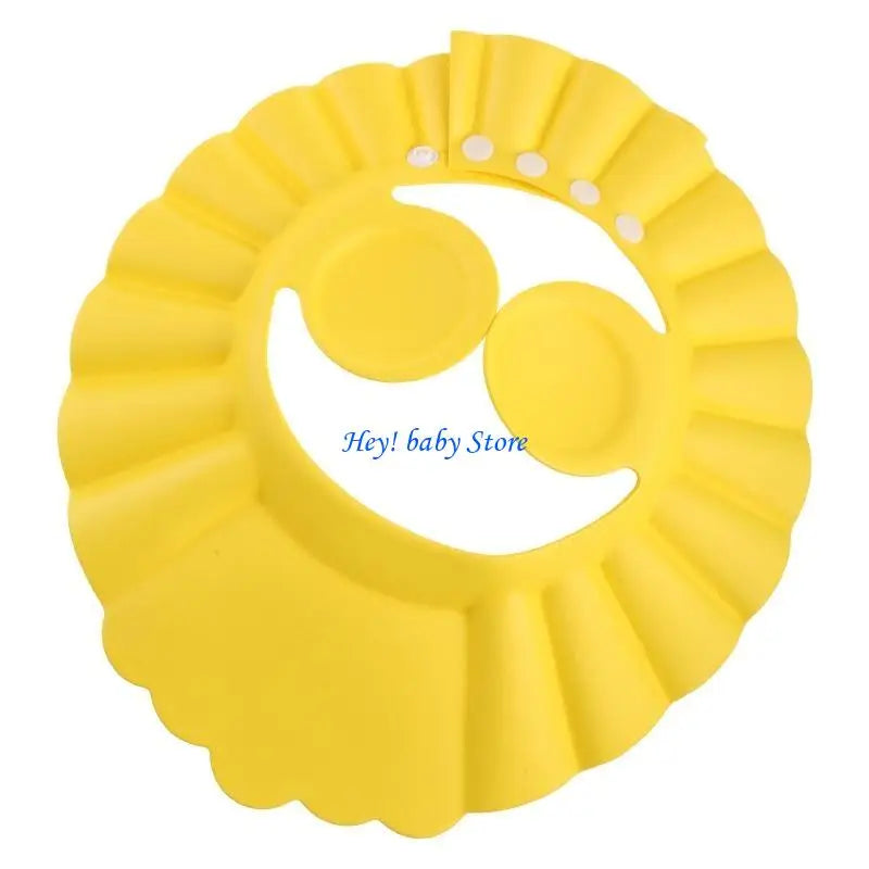 Adjustable Baby Shower Cap Shampoo Visor | Ages 0–6 Years Baby Bath Visor Peaceful Pleasures Health and Wellness yellow China Mainland