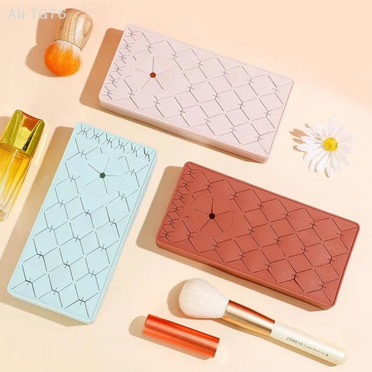 Silicone Lipstick & Makeup Organizer Desktop Storage Rack Makeup Organizer Peaceful Pleasures Health and Wellness