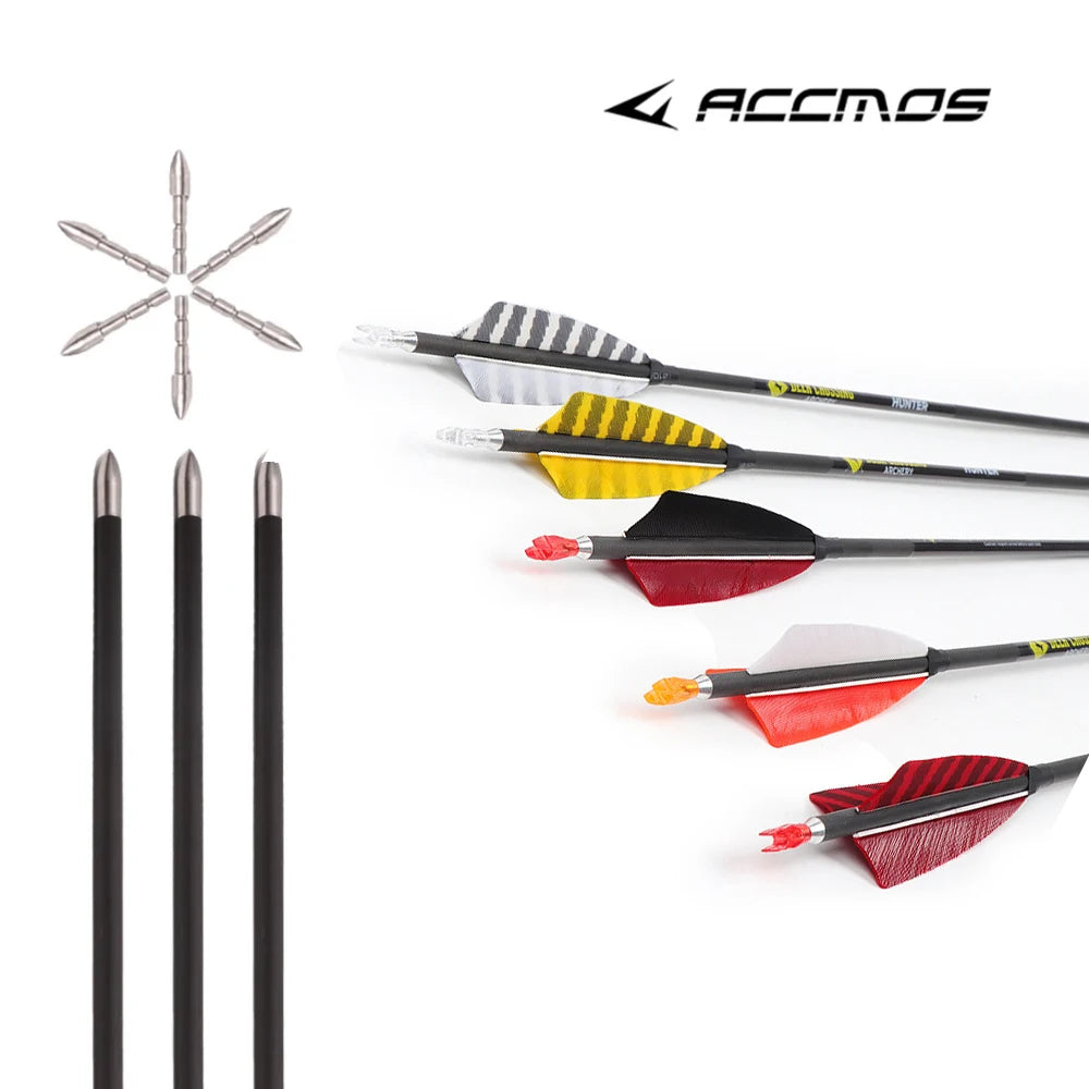 ID 32'' Pure Carbon Arrow Spine 300 350 400 500 600 700 800 900 Bow