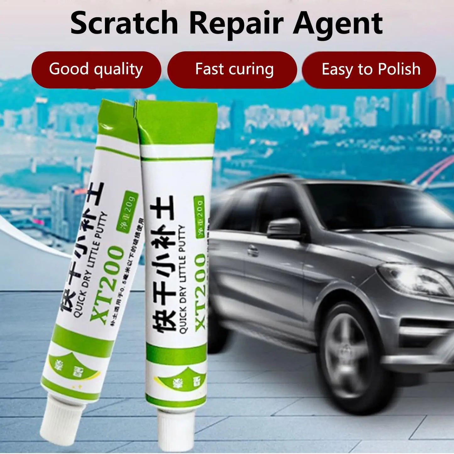 Fiberglass Boat Repair Paste Quick-drying Putty Paint Repair Gray Paint Scratch Eye-filling Agent Boat Maintenance Fast Curing Peaceful Pleasures Health and Wellness