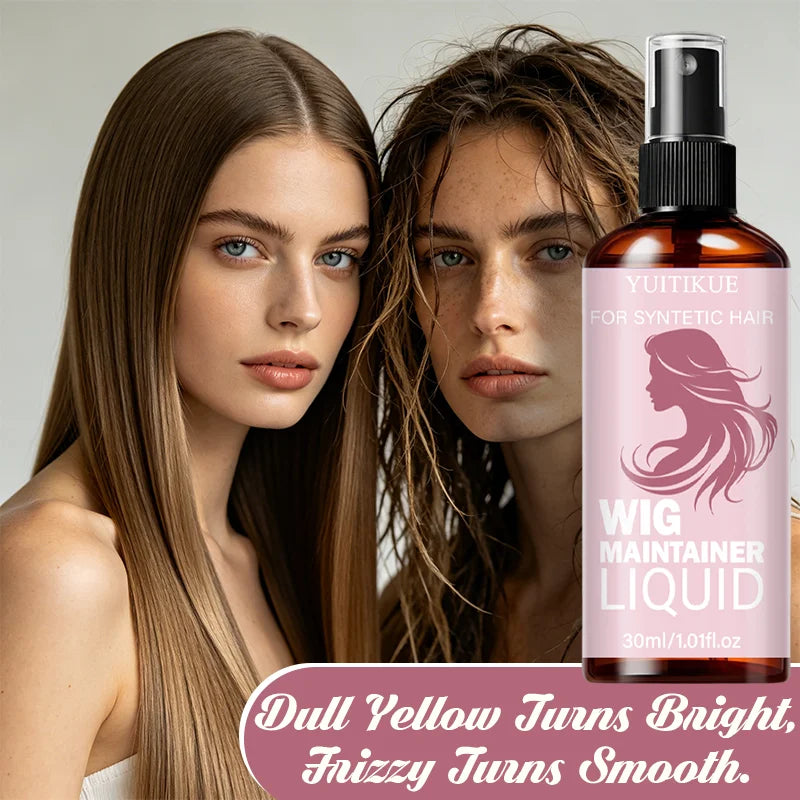 YUITIKUE 30ml Wig Maintainer Liquid Spray for Synthetic Hair Smooth Frizz Control Wig Care Solution Peaceful Pleasures Health and Wellness