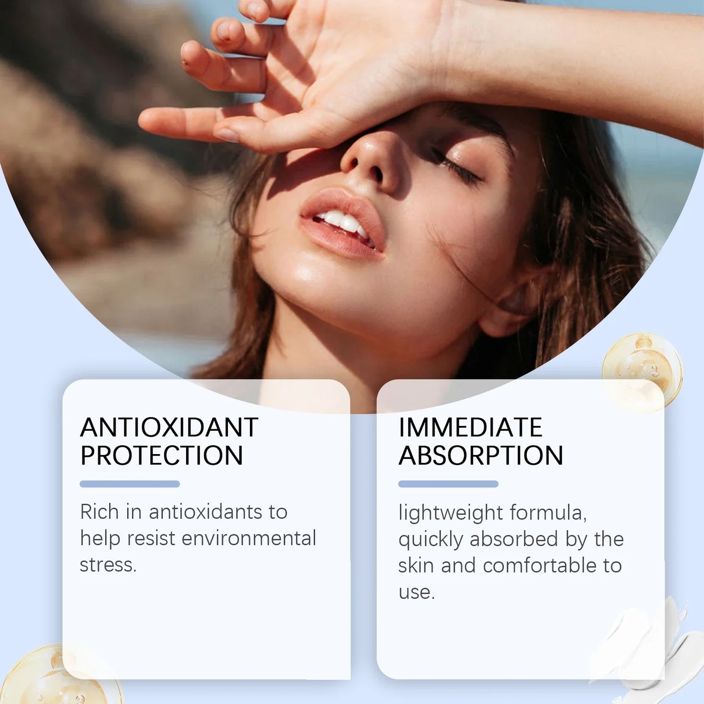 Jaysuing SPF50 Moisturizing Sunscreen – Anti-UV, 30g