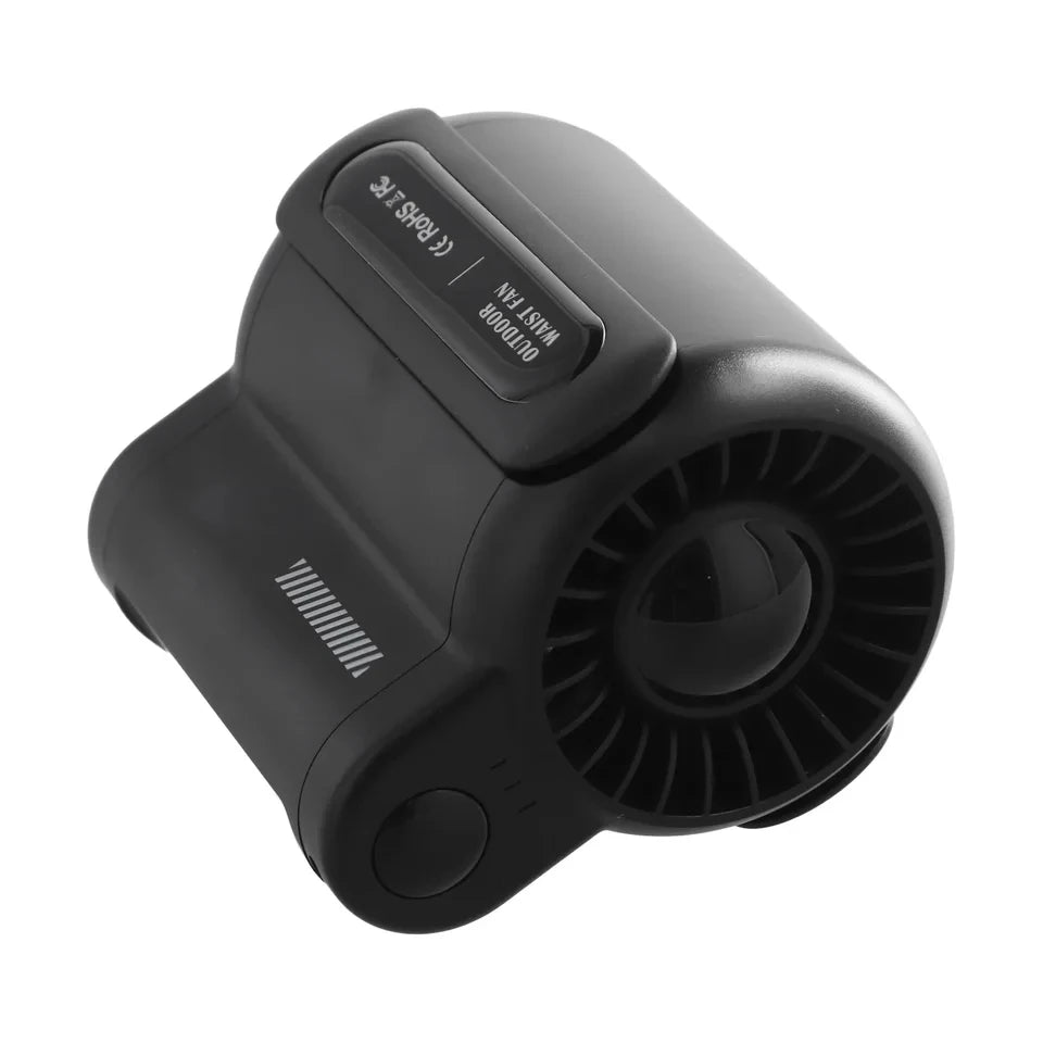 Portable Rechargeable Waist Fan Mini Personal Summer Cooling Fan For Travel Outdoor Sports With 4500Mah Battery Peaceful Pleasures Health and Wellness