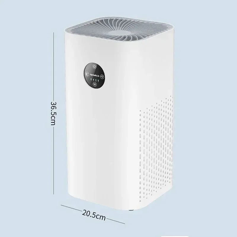 HEPA Air Purifier 180m² Pet Hair Removal Dust Formaldehyde Germ Killer Negative Ion Air Cleaner For Home Office Bedroom Peaceful Pleasures Health and Wellness