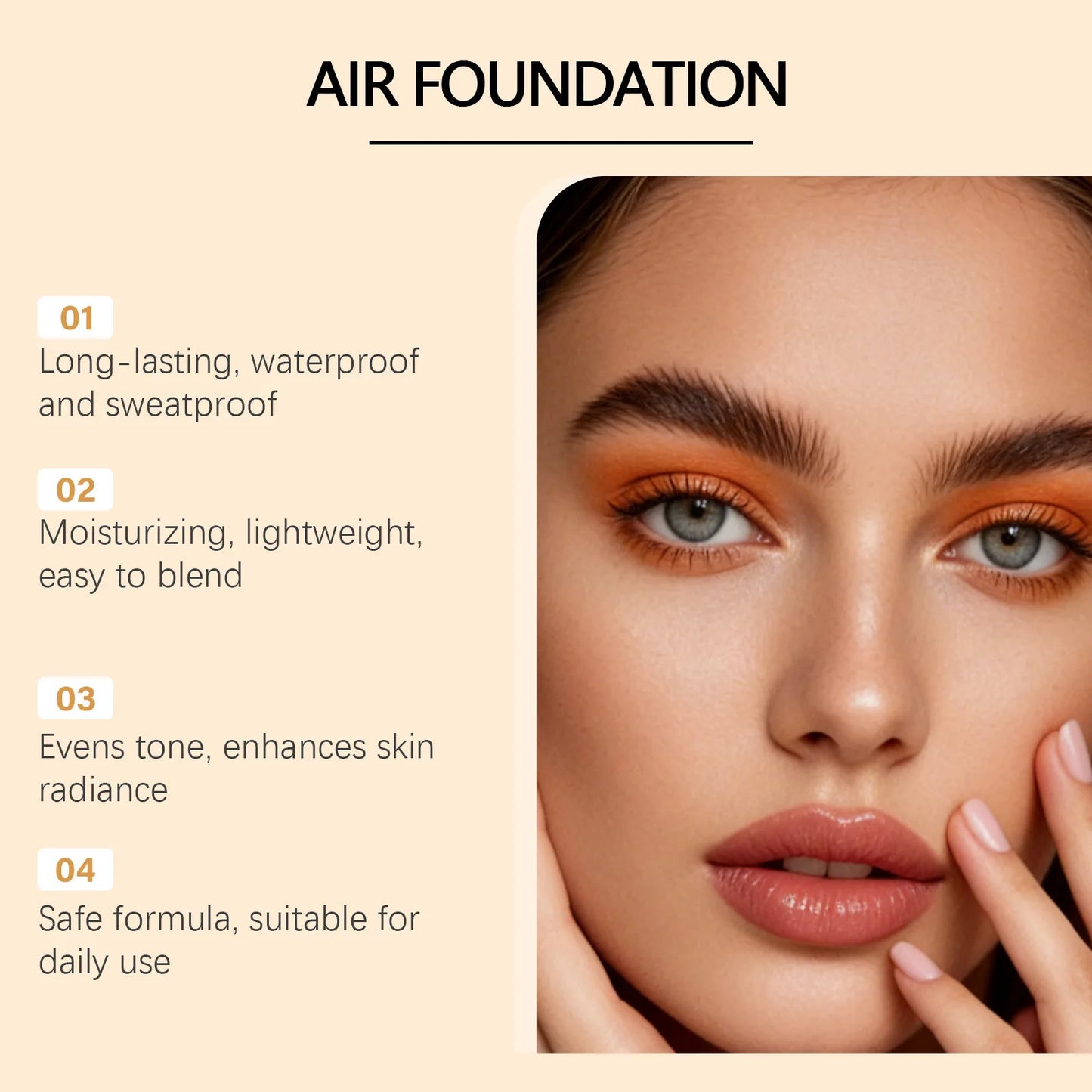 Zephoco Concealing Foundation – Lightweight & Long-Lasting