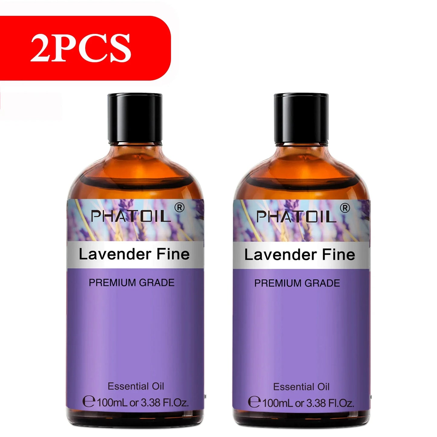 PHATOIL 100ml Pure Essential Oils – Lavender, Eucalyptus & More