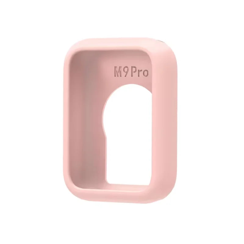 Silicone Case for Xiaomi Mi Band 9 Pro – Anti-Drop Cover Peaceful Pleasures Health and Wellness Pink
