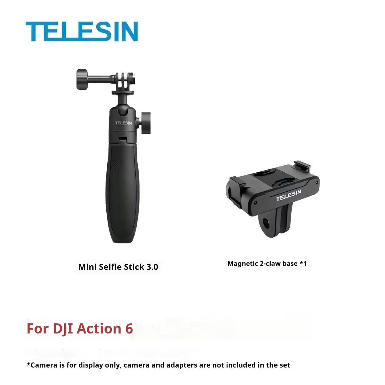 DJI Action 6 Hard Shell Case & Accessories Kit | EVA Carry Bag
