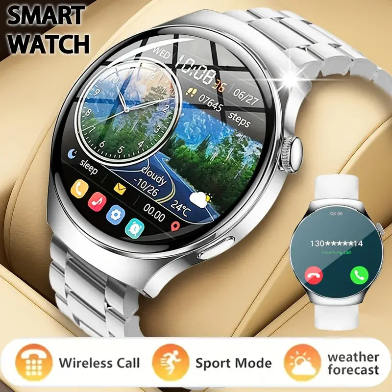 LOMAXFR HD Touch Smart Watch – Calls, Music & Fitness Tracker
