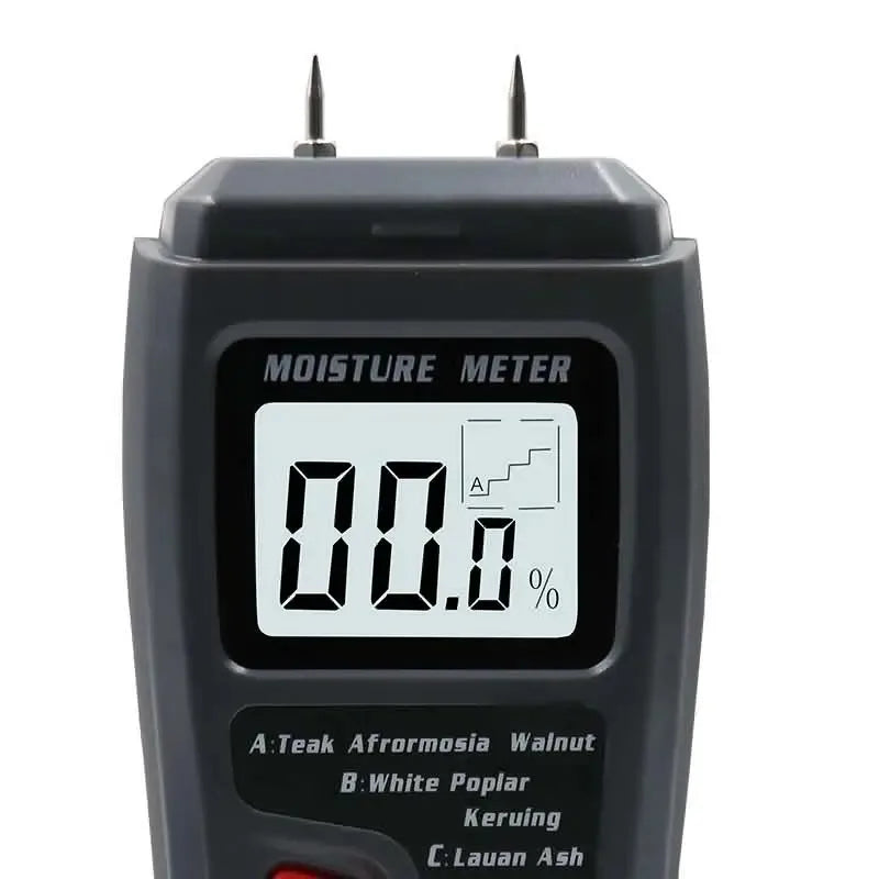 EMT01 Digital Wood Moisture Meter 0-99.9% Humidity Tester Large LCD Display for Timber Lumber Building Material DIY Use Peaceful Pleasures Health and Wellness