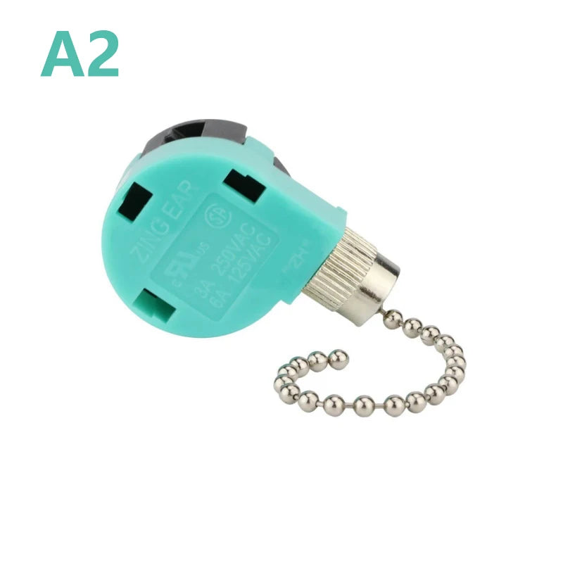 ZE-268S6 3-Speed Ceiling Fan Pull Chain Switch 4-Wire