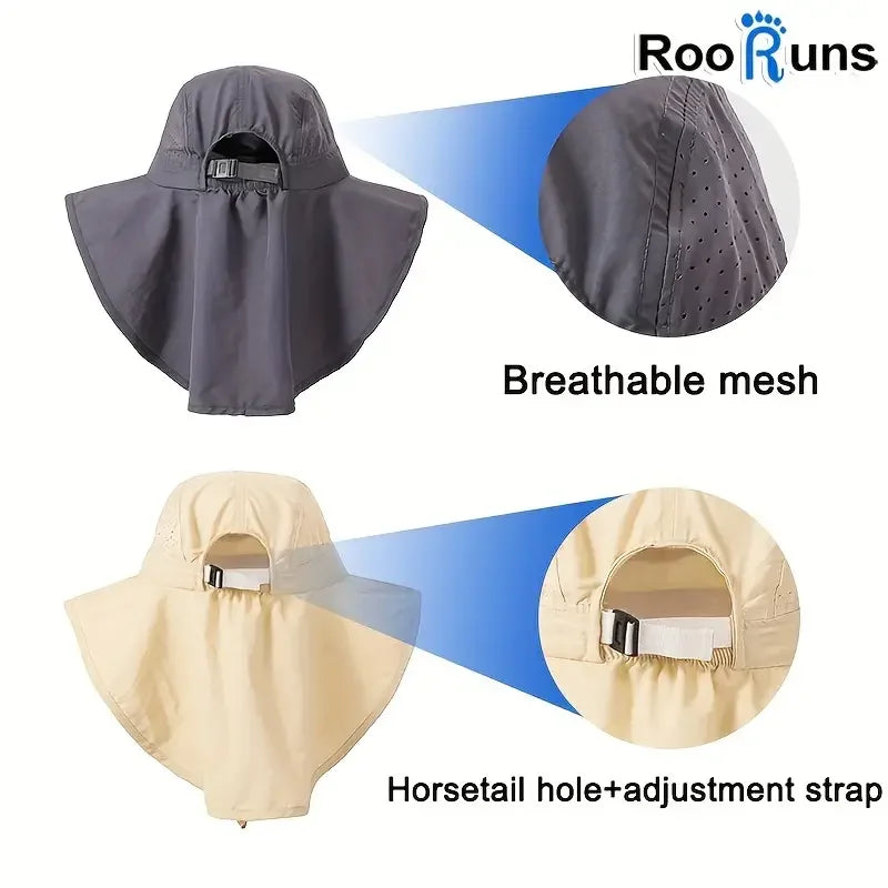UV Wide Brim Sun Hat – Unisex Fishing & Outdoor Summer Hat