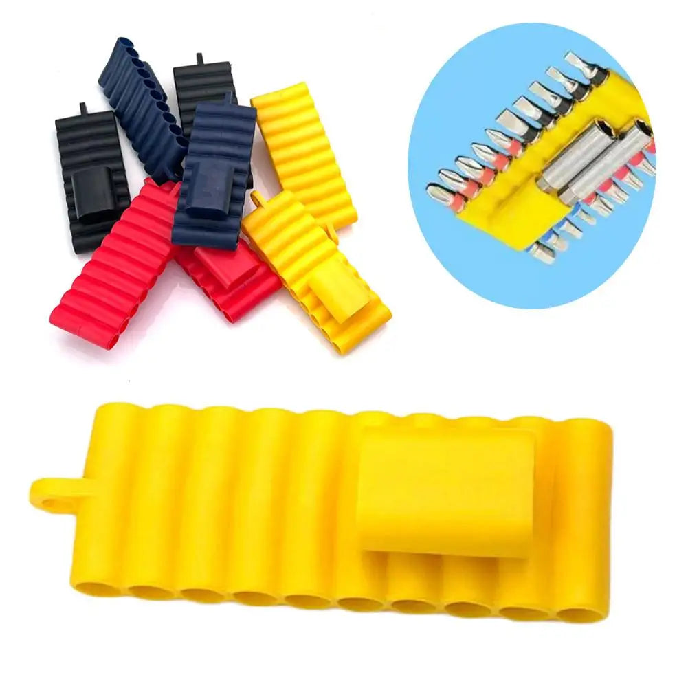 22-Hole Screwdriver Bit Holder & Hex Drill Bit Organizer